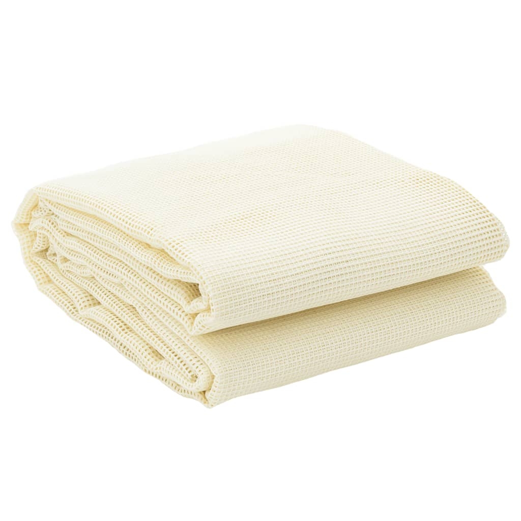 vidaXL Tältmatta gräddvit 6x3 m