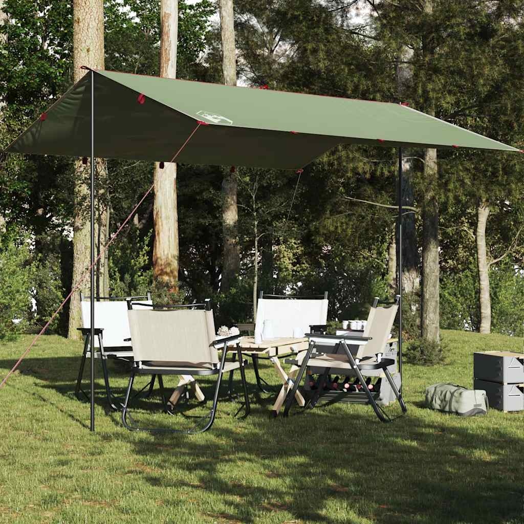 vidaXL Tarp grön 360x294 cm vattentät