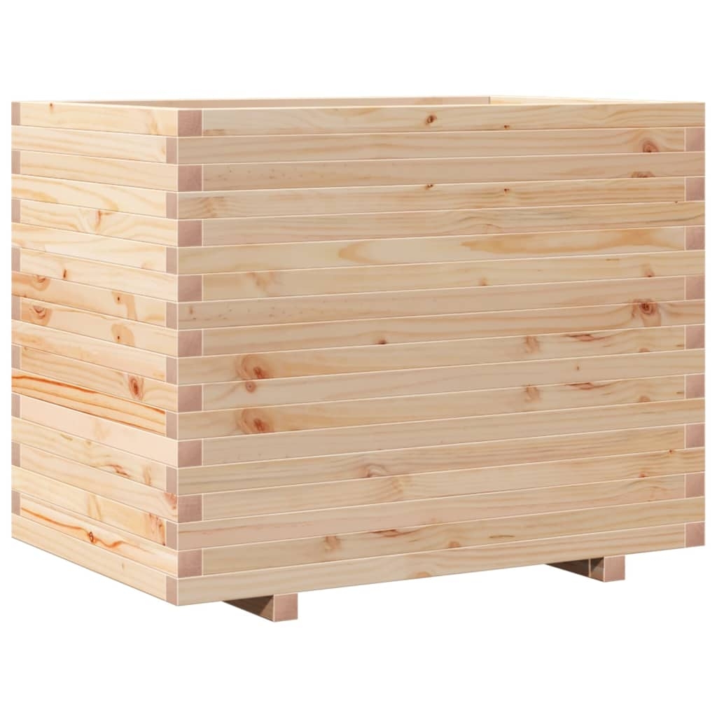 vidaXL Odlingslåda 90x60x72 cm massivt furuträ