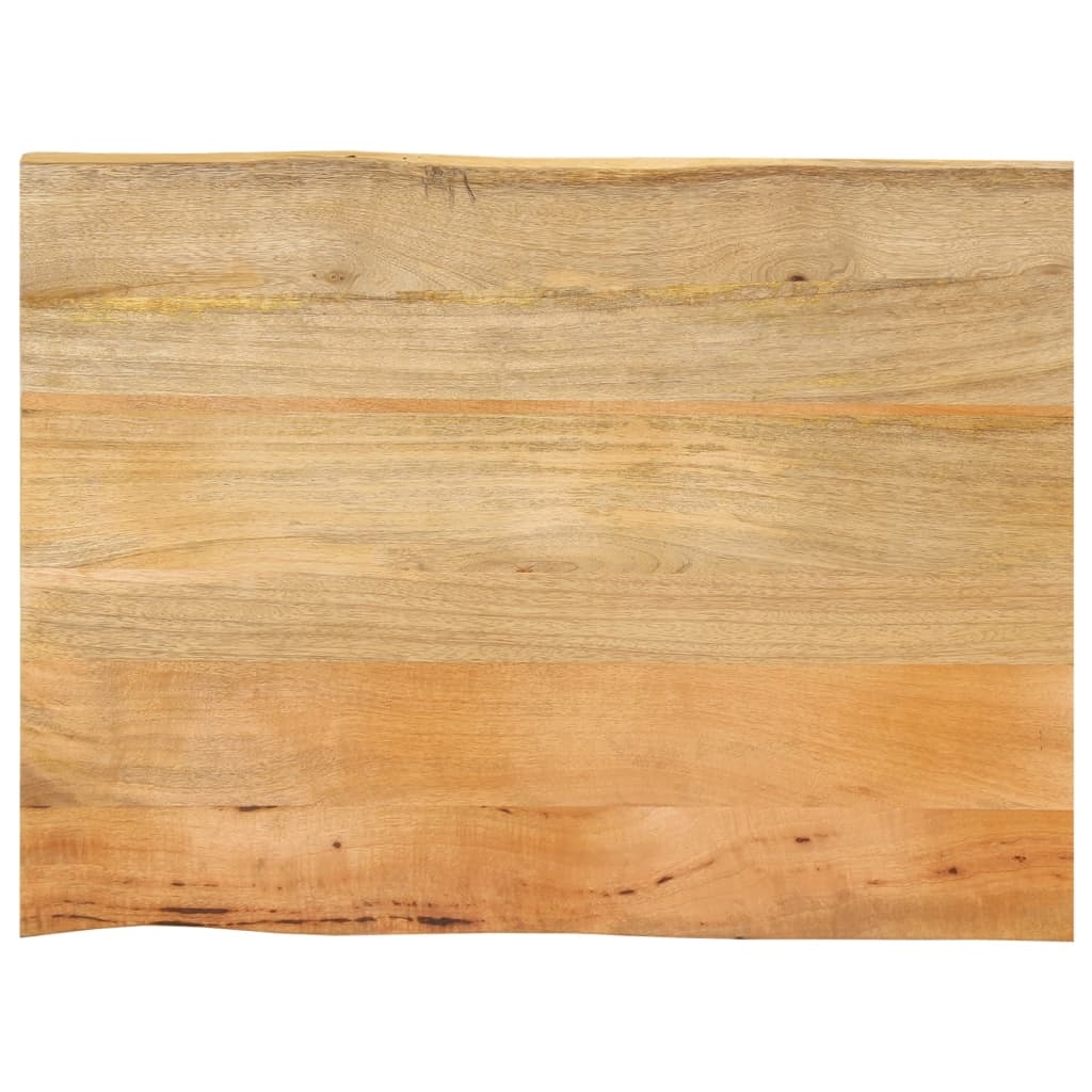 vidaXL Bordsskiva 70x60x2,5 cm levande kant massivt mangoträ