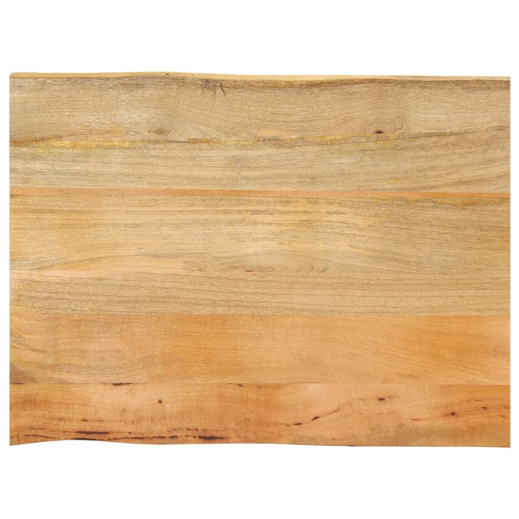 vidaXL Bordsskiva 90x60x2,5 cm levande kant massivt mangoträ