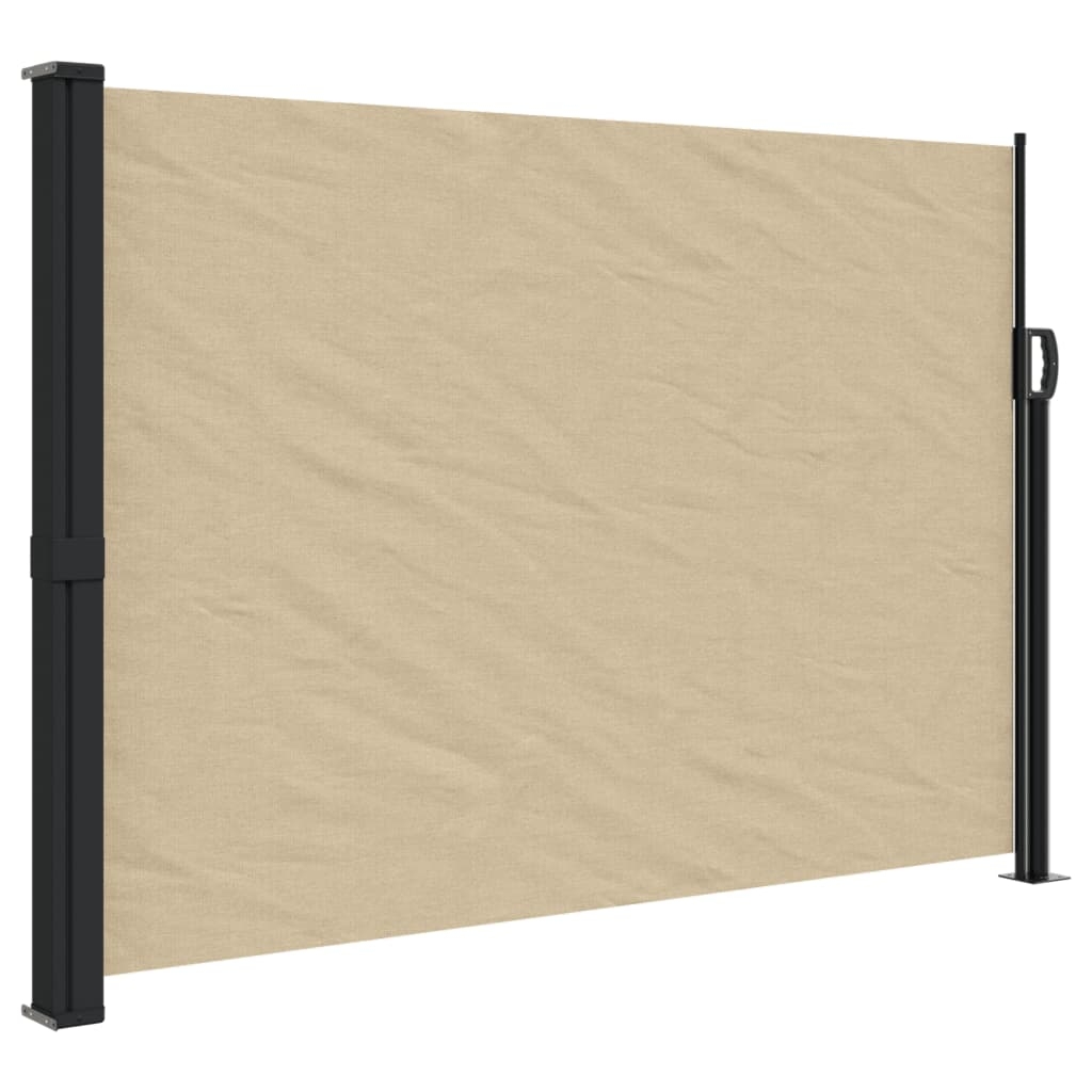 vidaXL Indragbar sidomarkis beige 140x300 cm