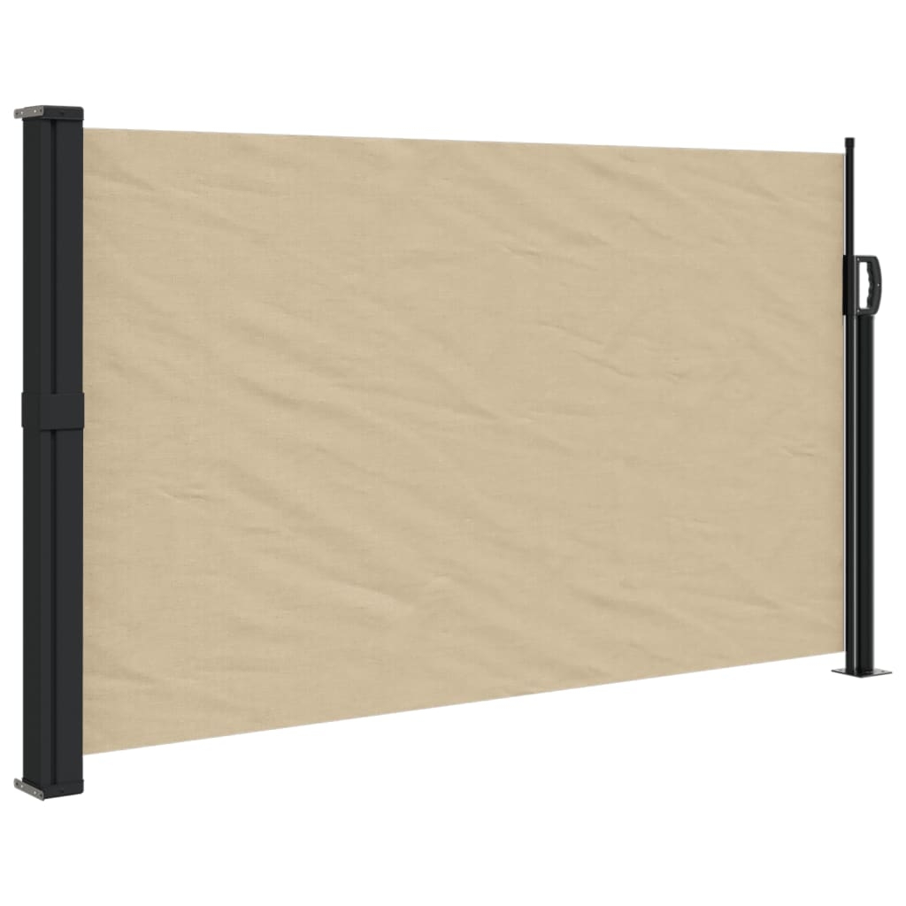 vidaXL Indragbar sidomarkis beige 120x300 cm