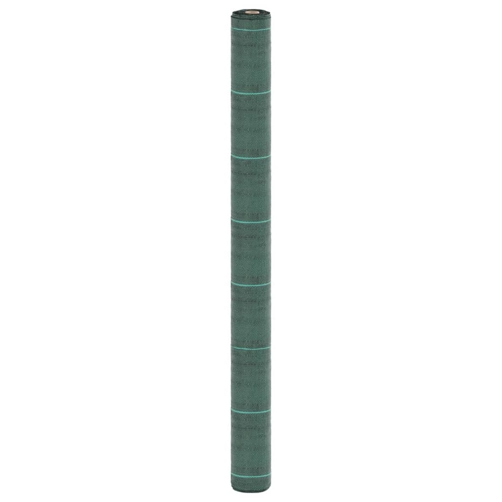 vidaXL Ogräsmatta grön 1,5x100 m PP