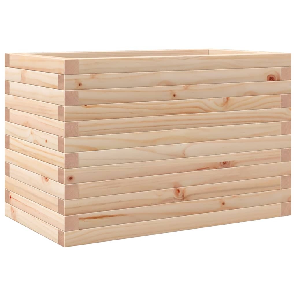 vidaXL Odlingslåda 70x40x45,5 cm massivt furuträ