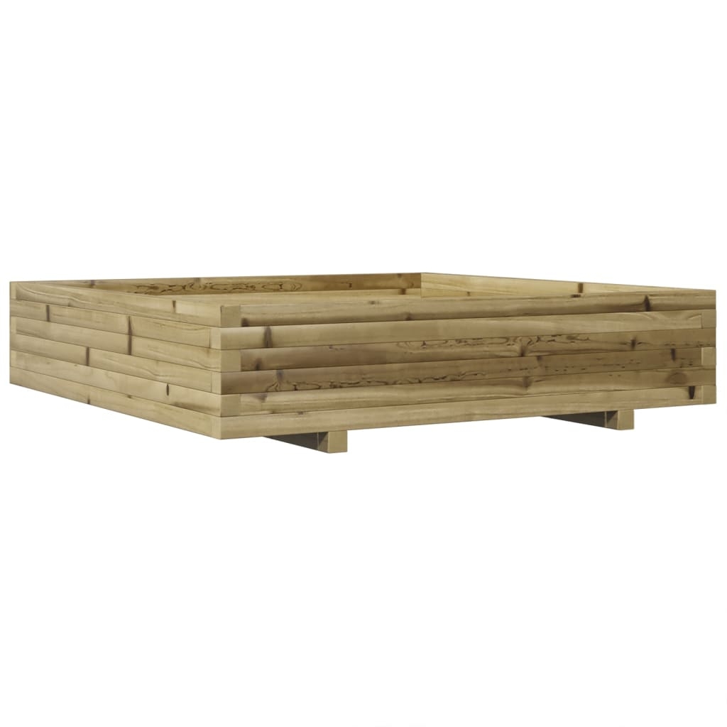vidaXL Odlingslåda 110x110x26,5 cm impregnerat furu