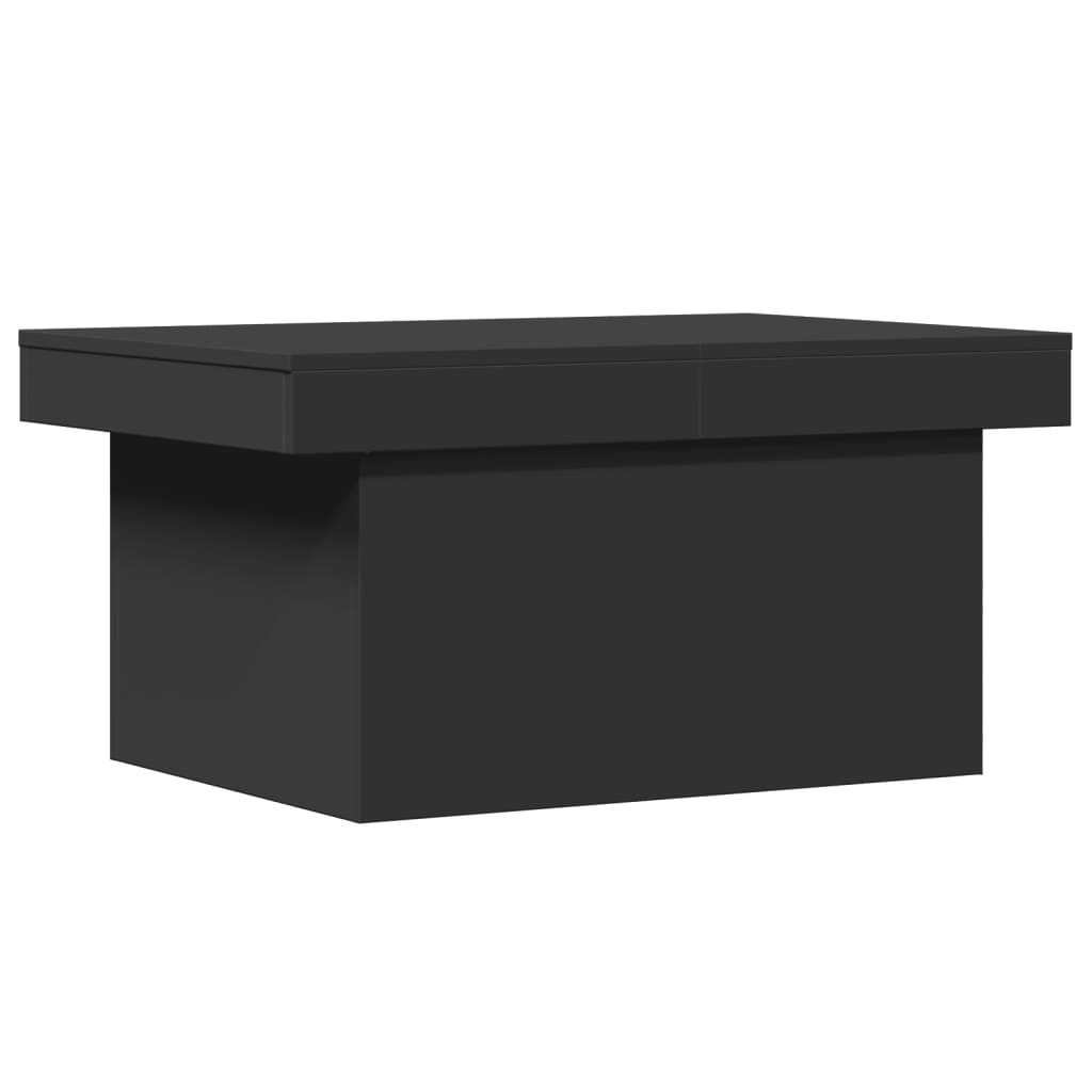 vidaXL Soffbord svart 100x55x40 cm konstruerat trä