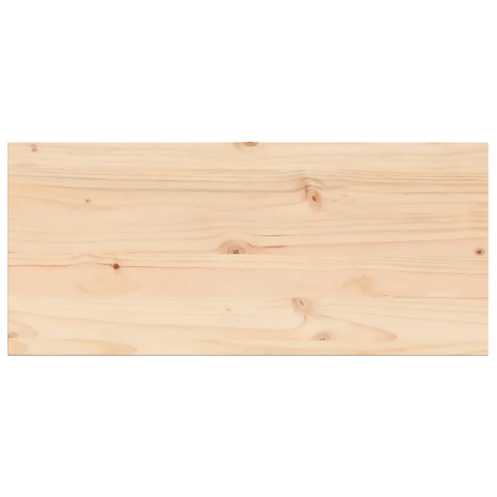 vidaXL Bordsskiva 90x40x2,5 cm rektangulär massiv furu