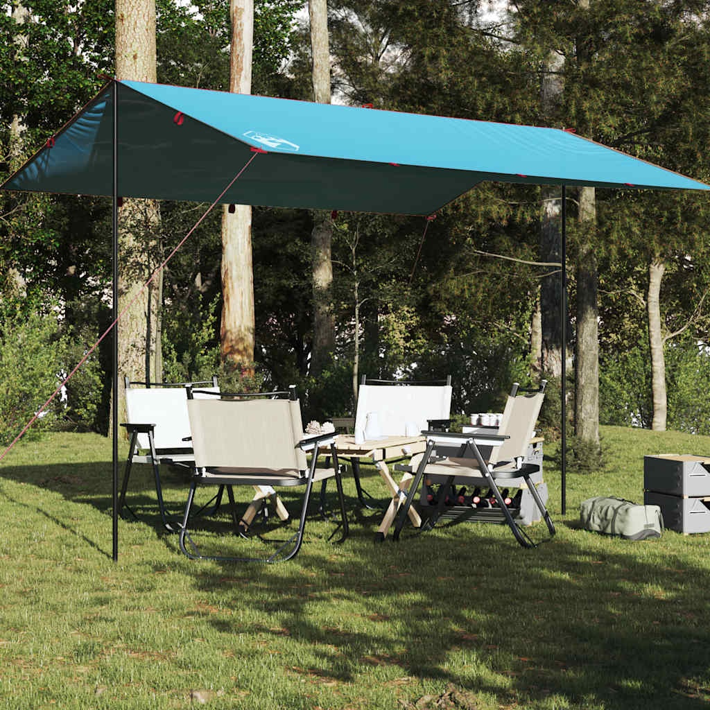 vidaXL Tarp blå 400x294 cm vattentät