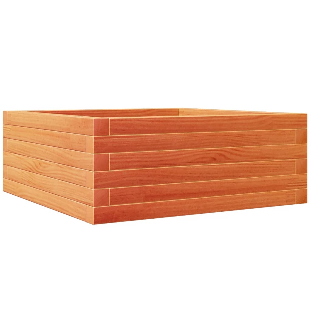 vidaXL Odlingslåda vaxbrun 60x60x23 cm massiv furu
