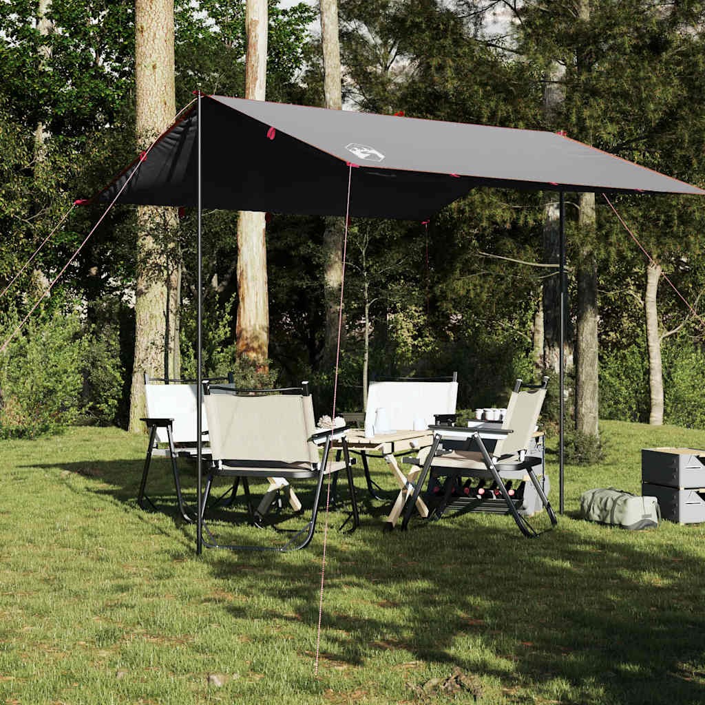vidaXL Tarp grå och orange 300x294 cm vattentät