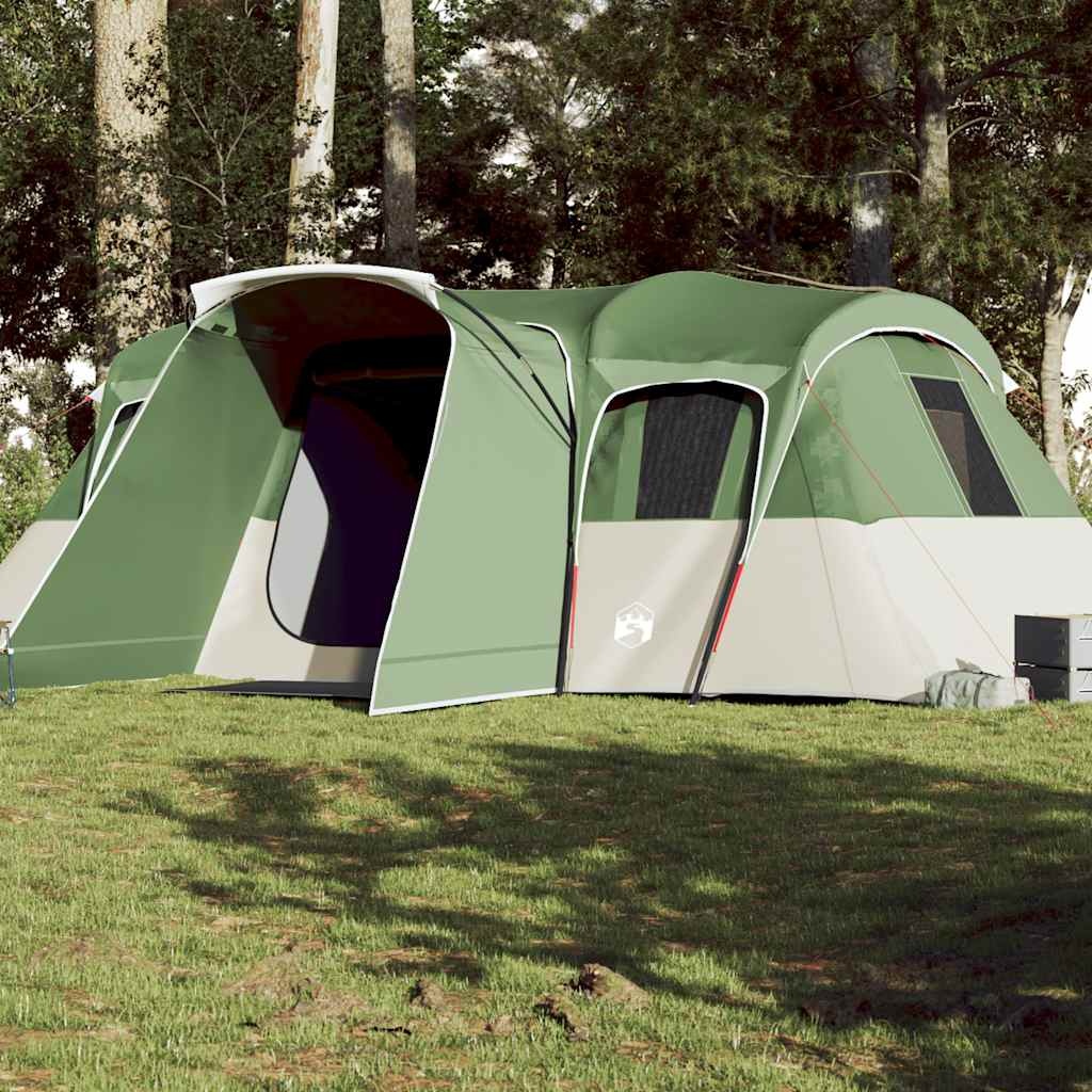 Tunneltelt For Camping 2 Personer Brun Vanntett