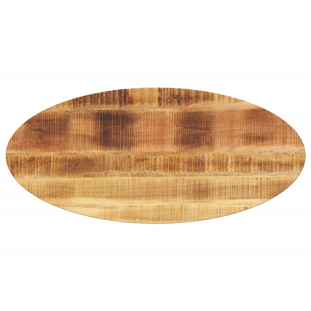 vidaXL Bordsskiva 140x50x3,8 cm oval massivt mangoträ