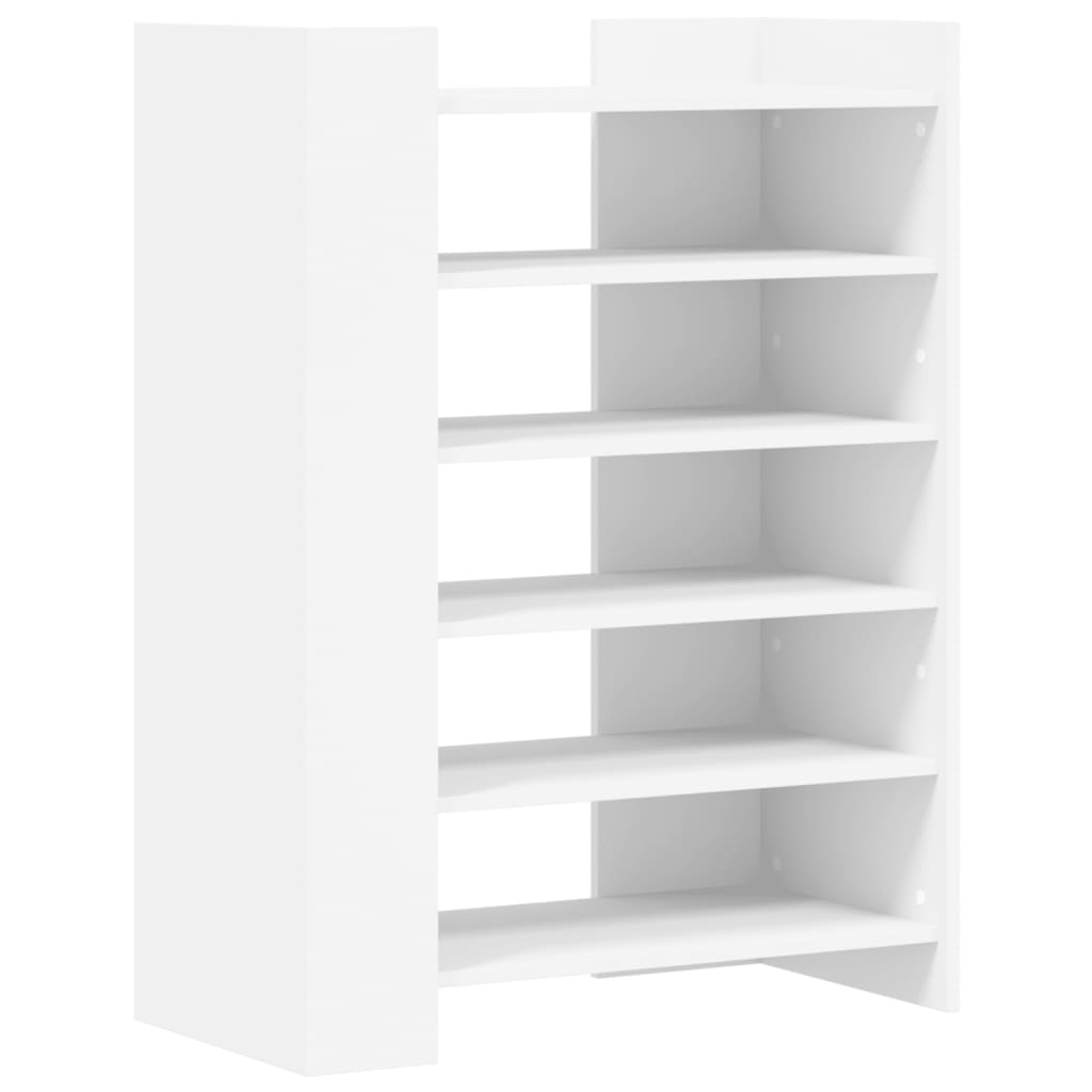 vidaXL Skoskåp vit 74,5x37,5x100 cm konstruerat trä