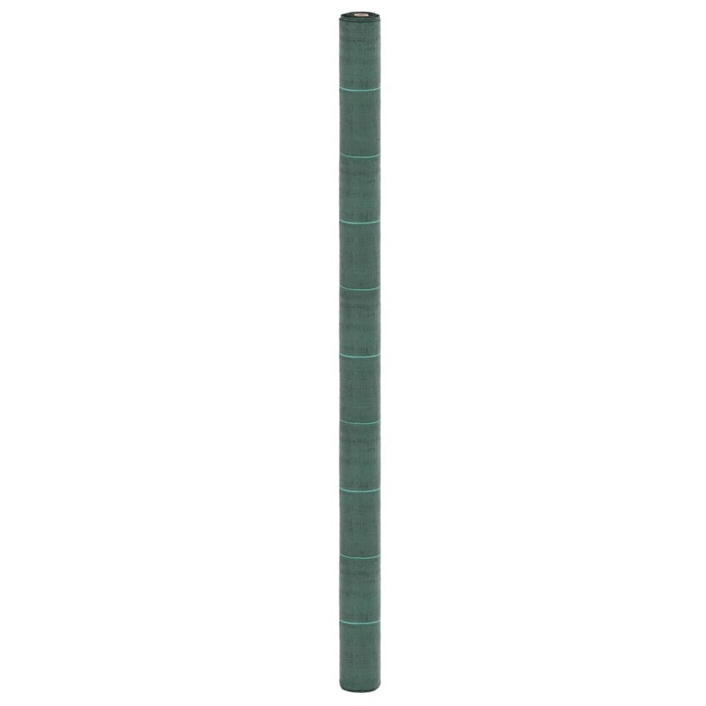 vidaXL Ogräsmatta grön 2x10 m PP