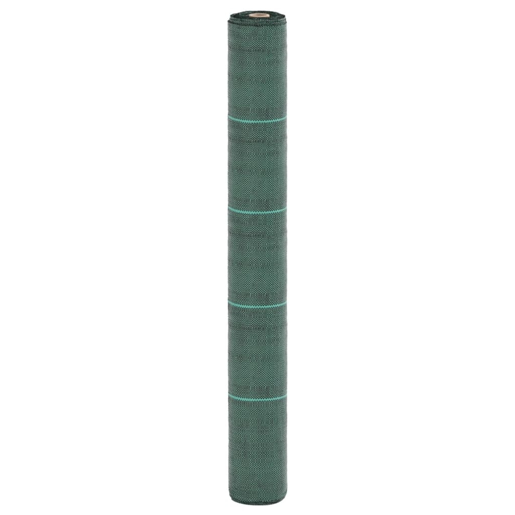 vidaXL Ogräsmatta grön 1x100 m PP