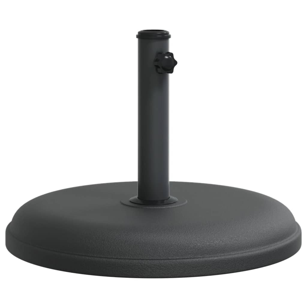 vidaXL Parasollfot för Ø32/35/38 mm stolpar 15 kg rund