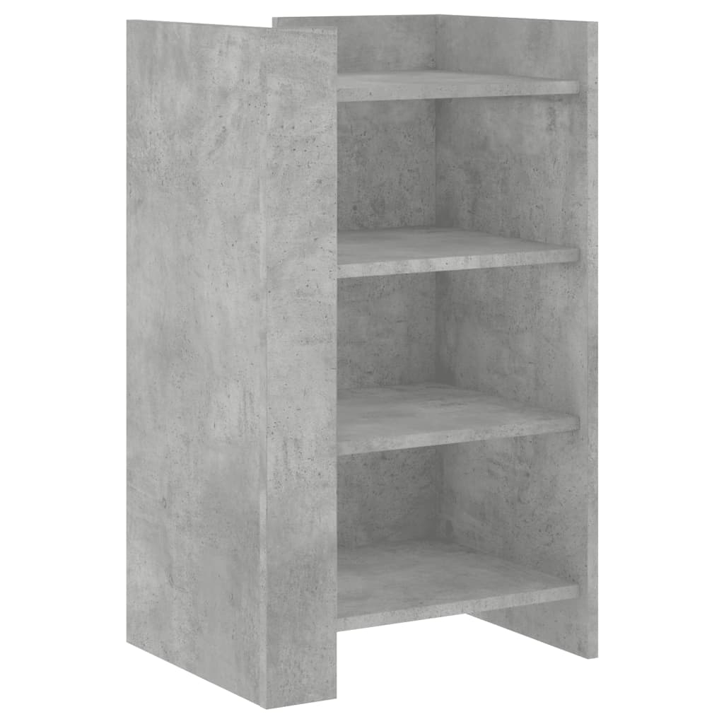 vidaXL Skänk betonggrå 45x35x75 cm konstruerat trä