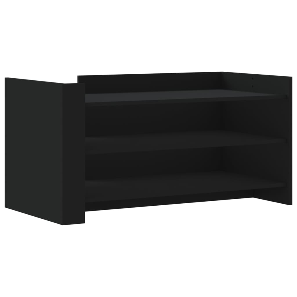 vidaXL Soffbord svart 100x50x50 cm konstruerat trä