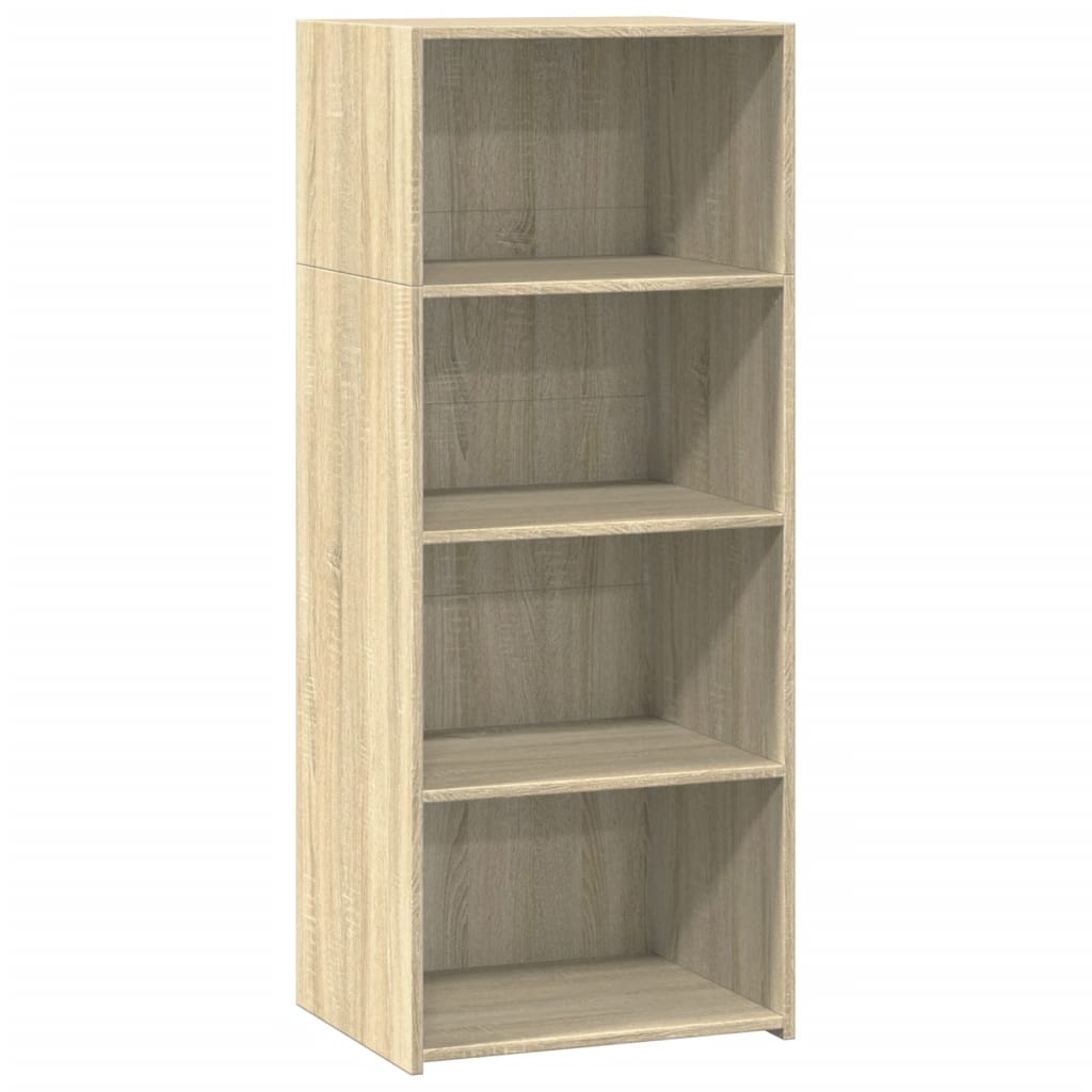 vidaXL Högskåp sonoma-ek 50x41x124 cm konstruerat trä