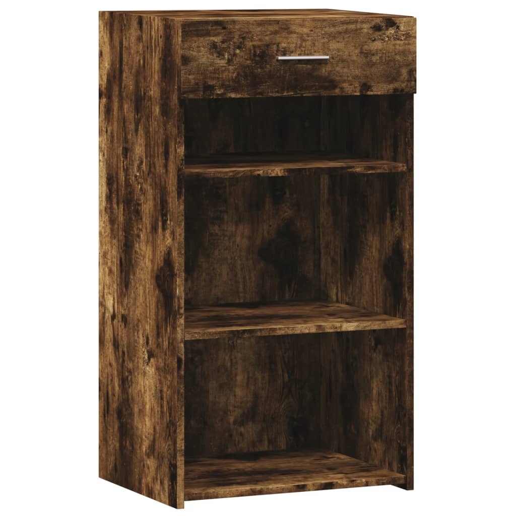 vidaXL Skänk rökfärgad ek 50x42,5x93 cm konstruerat trä