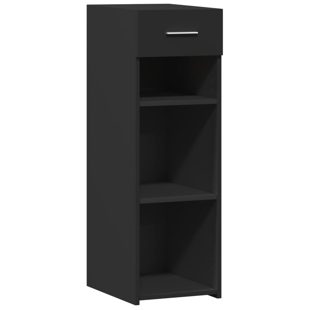 vidaXL Skänk svart 30x42,5x93 cm konstruerat trä
