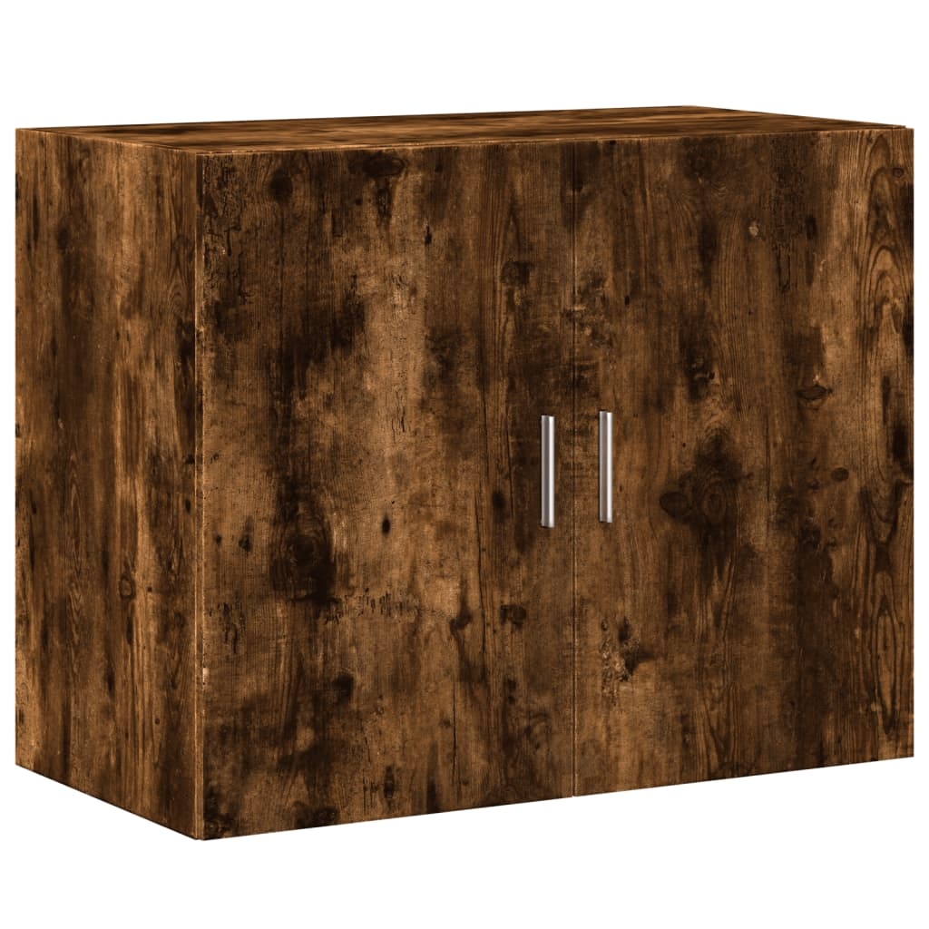 vidaXL Väggskåp rökfärgad ek 80x42,5x64 cm konstruerat trä