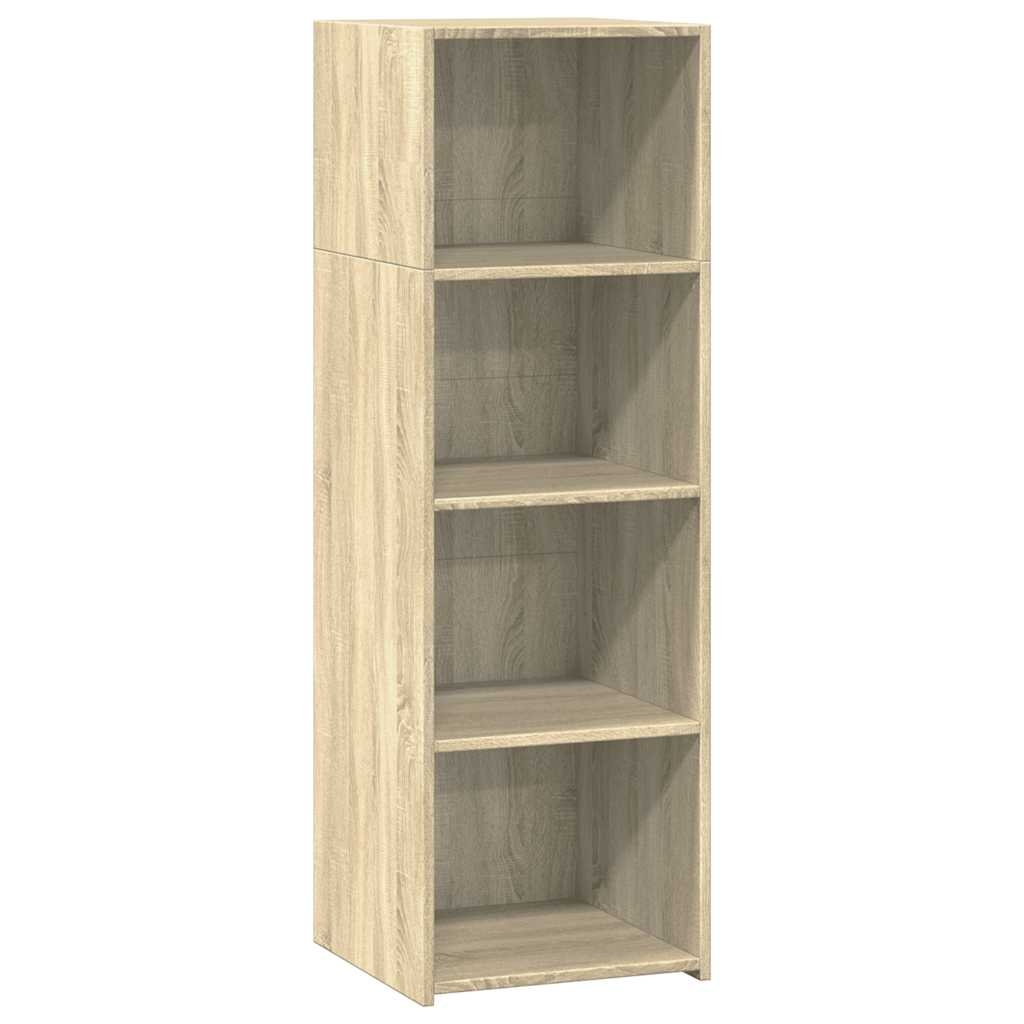 vidaXL Högskåp sonoma-ek 40x41x124 cm konstruerat trä