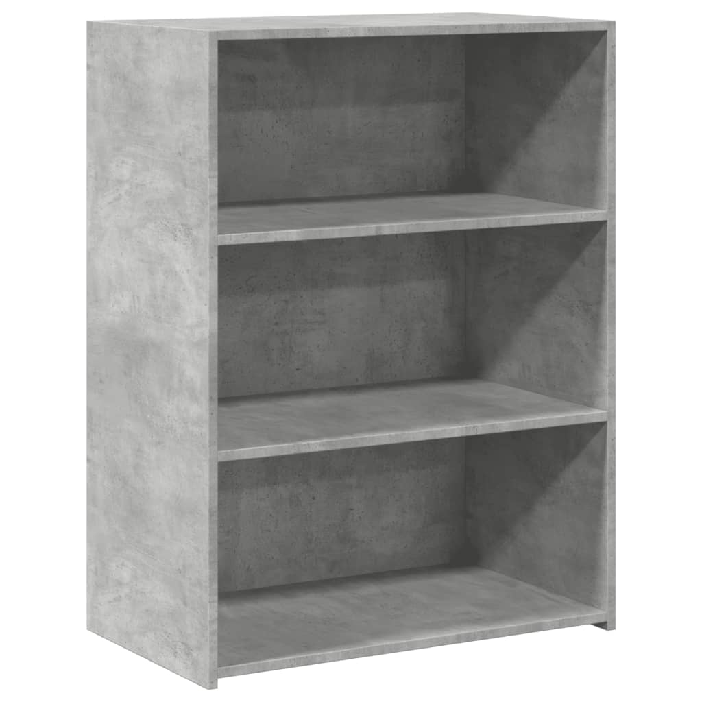 vidaXL Skänk betonggrå 70x41x93 cm konstruerat trä
