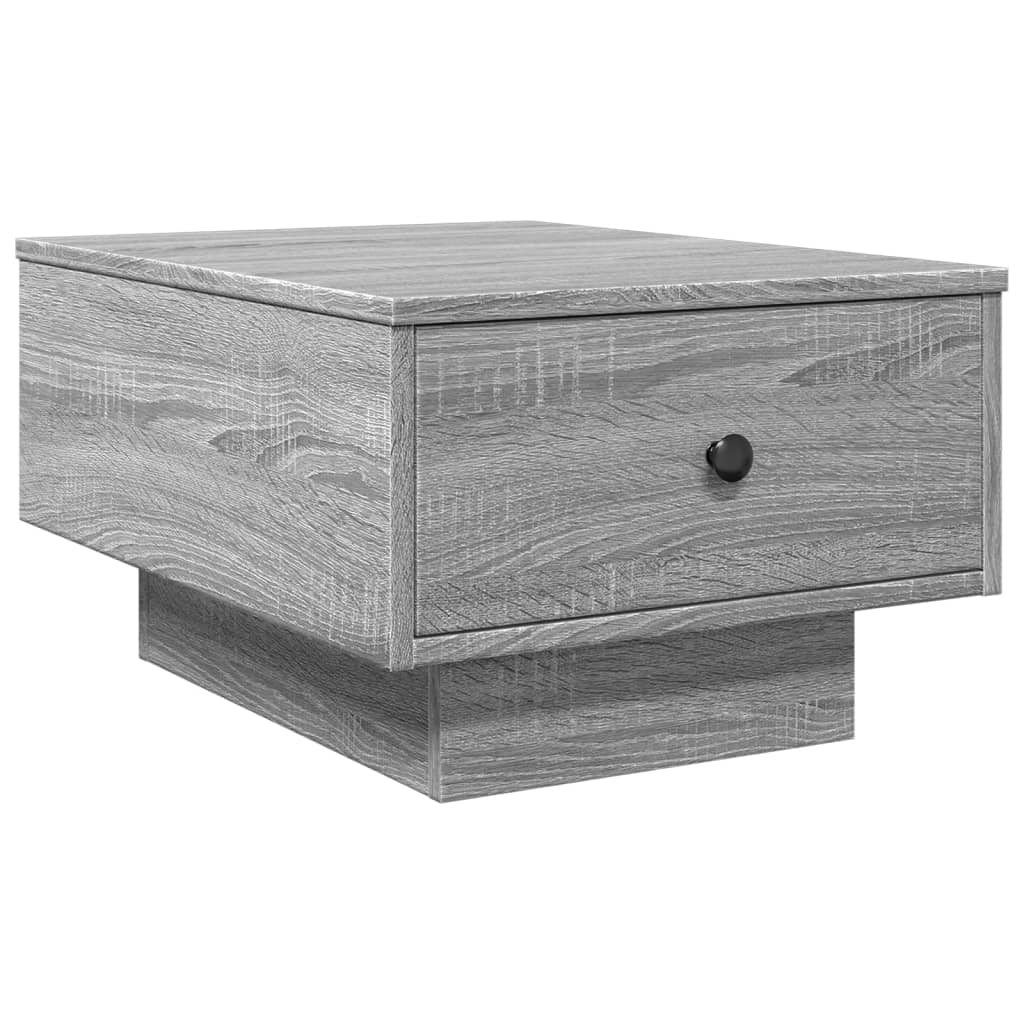 vidaXL Soffbord grå sonoma 60x45x31 cm konstruerat trä
