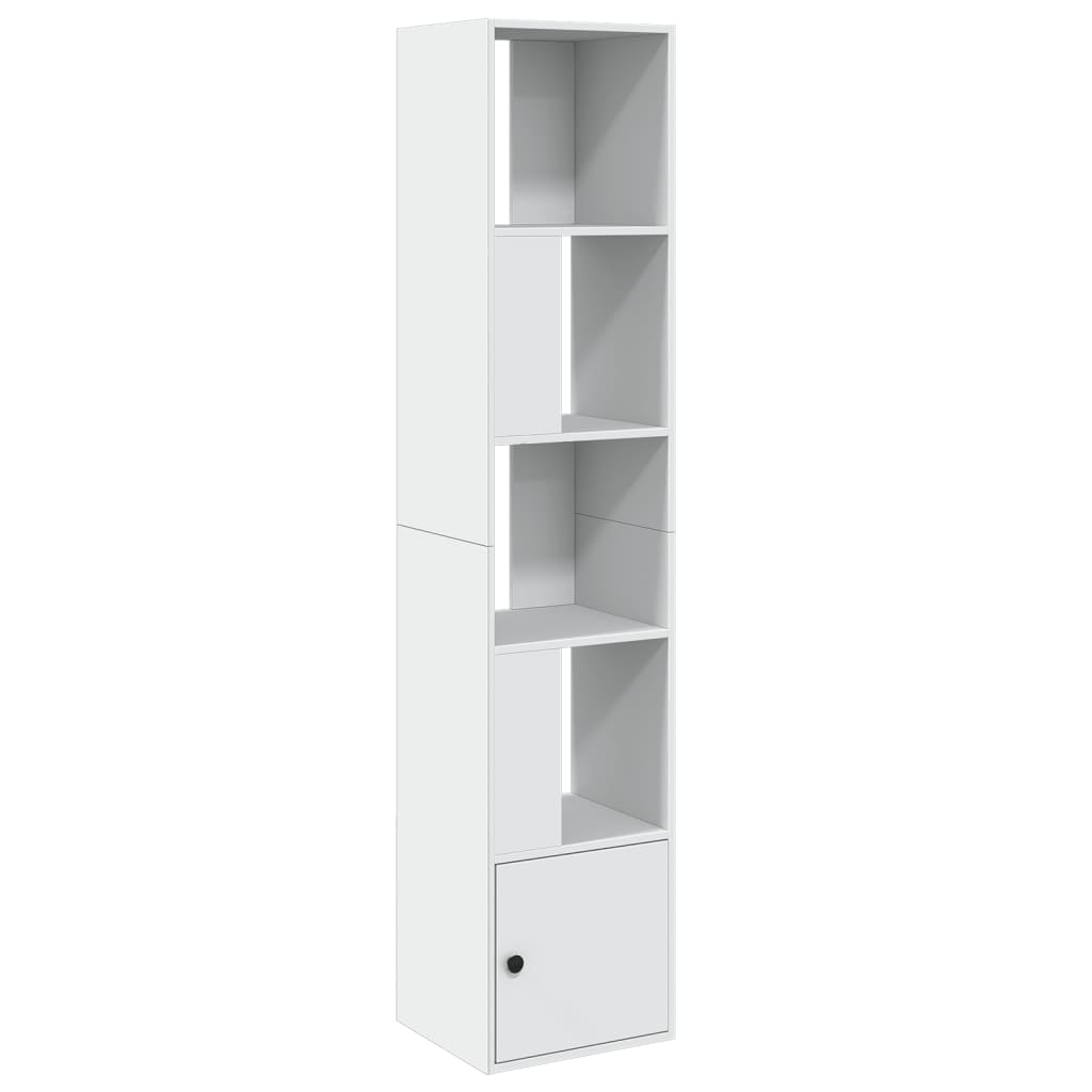 vidaXL Bokhylla vit 40x36x189 cm konstruerat trä