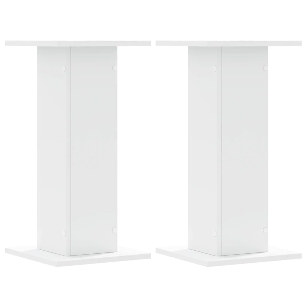 vidaXL Växtställ 2 st vit 30x30x60 cm konstruerat trä