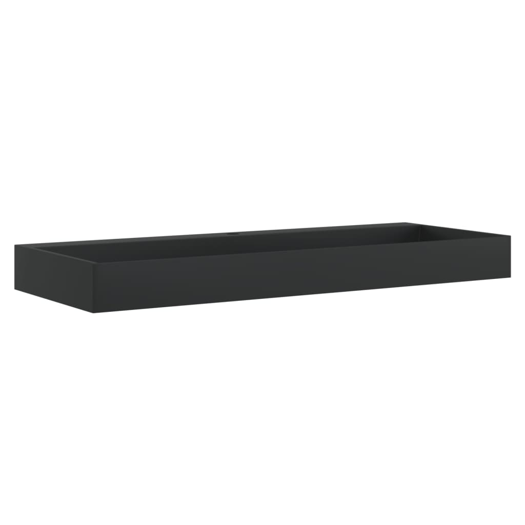 vidaXL Handfat 120x46x11 cm mineralgjuten/marmor matt