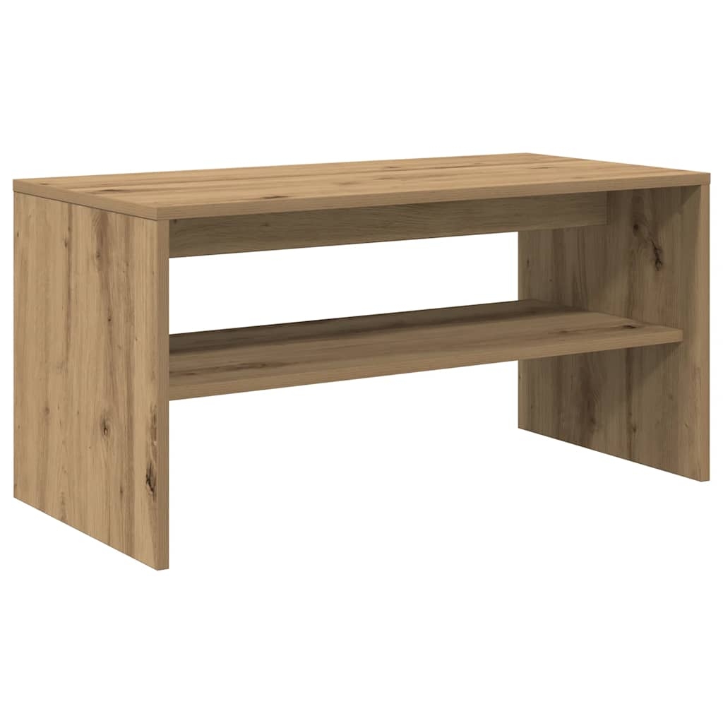 vidaXL TV-benk artisan eik 80x40x40 cm konstruert tre