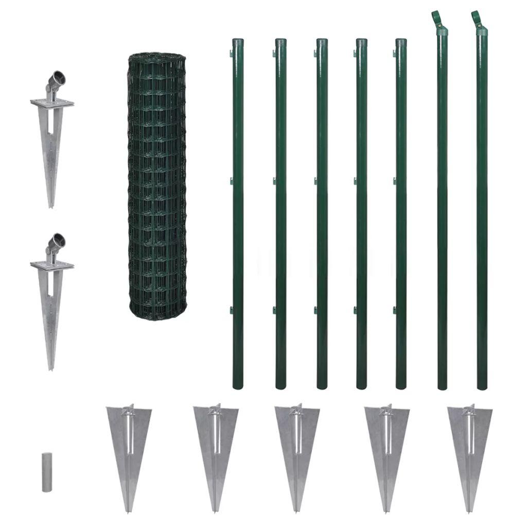 vidaXL Eurofence stål 10 x 1,2 m