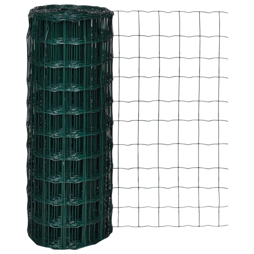 vidaXL Eurofence stål 10 x 1,0 m