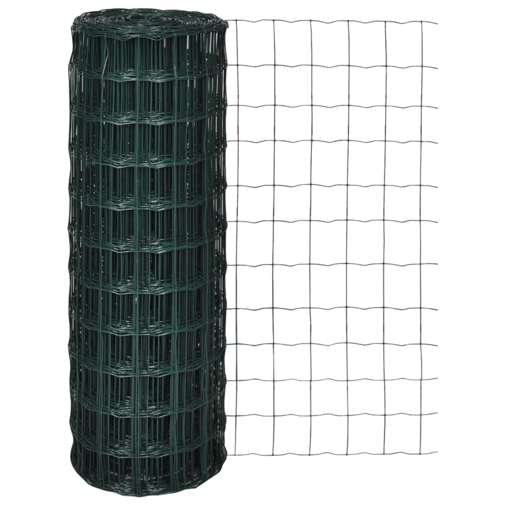 vidaXL Eurofence stål 25 x 0,8 m