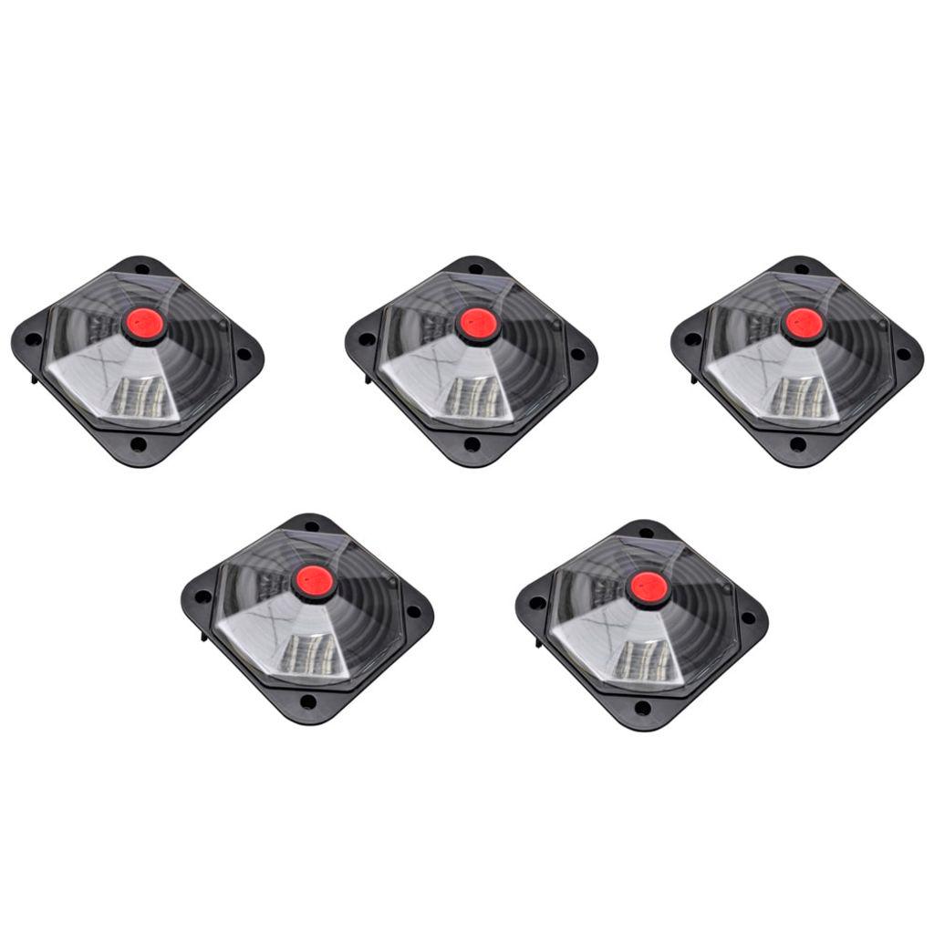 vidaXL Poolvärmare solfångare 735 W 5-pack