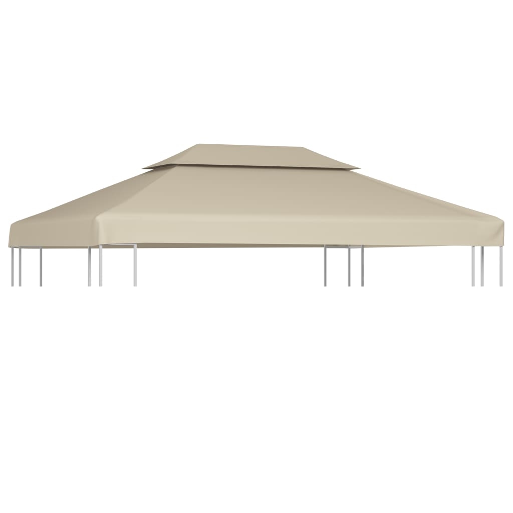 vidaXL Paviljongtak 310 g/m² 3 x 4 m