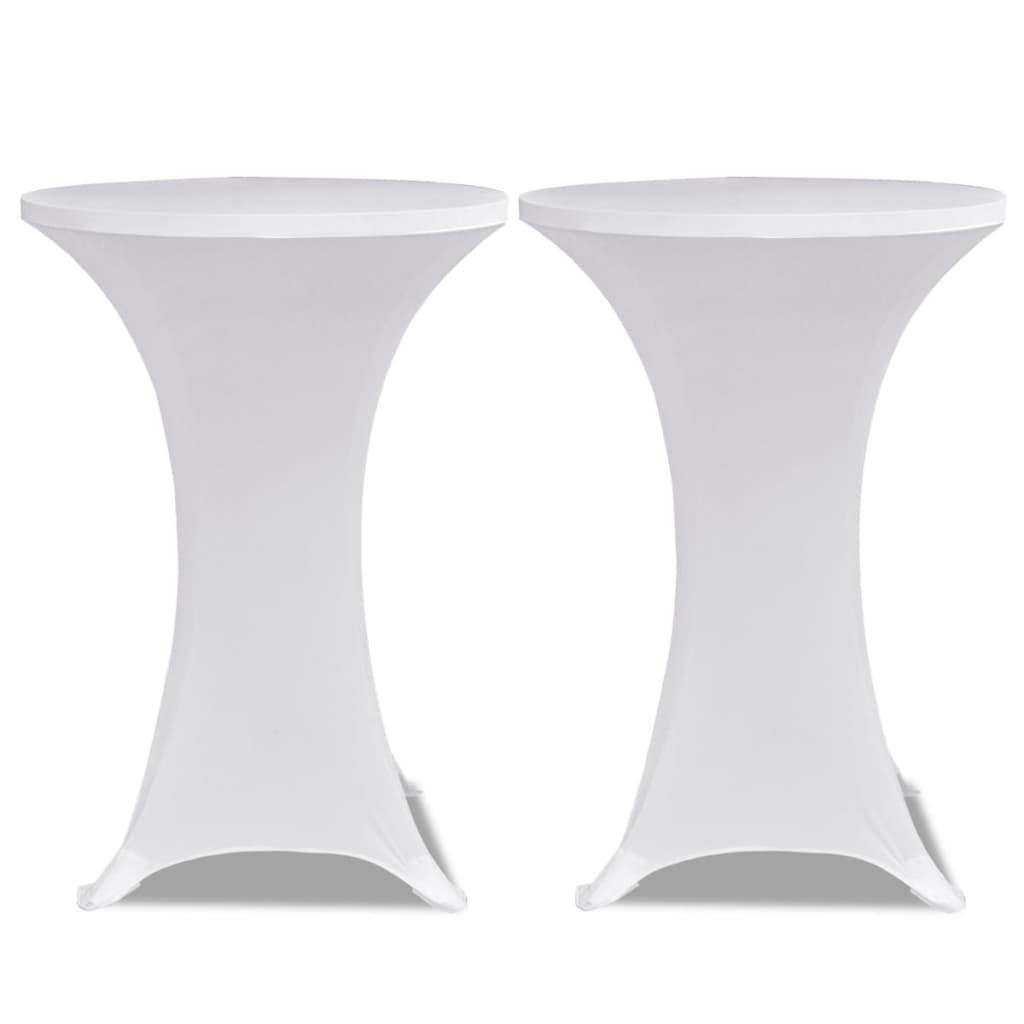 vidaXL Överdrag till ståbord 2 st Ø 70 cm stretch