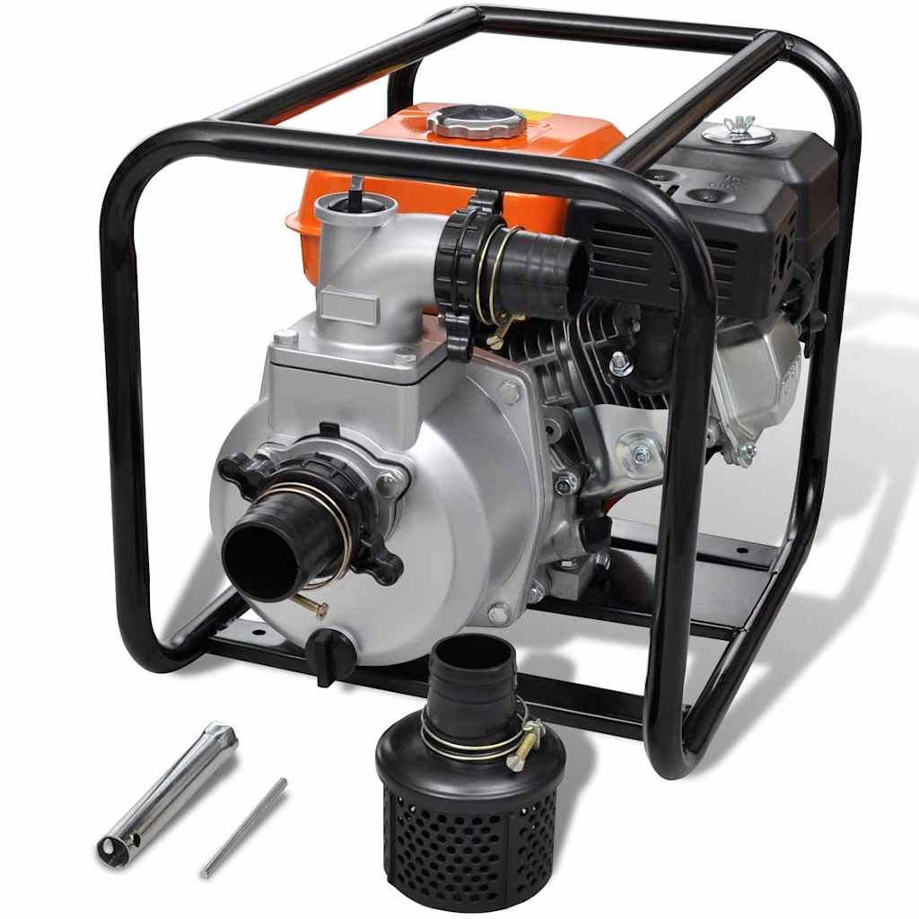 vidaXL Bensindriven vattenpump 80 mm anslutning 4800 W