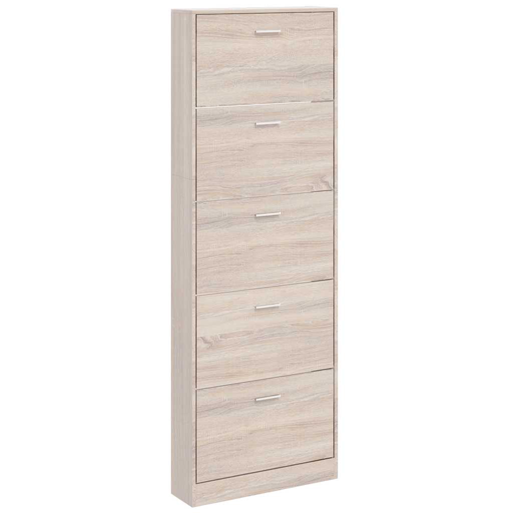 vidaXL Skoskåp i trä med 5 fack eklook