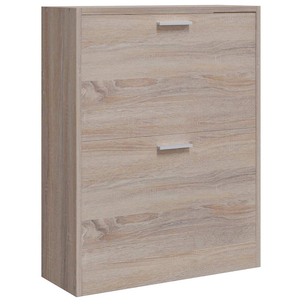 vidaXL Skoskåp i trä med 2 fack eklook