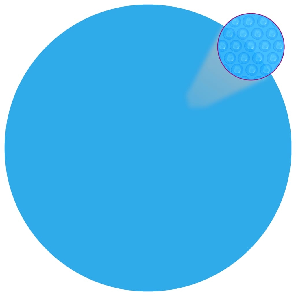 vidaXL Poolöverdrag rund 488 cm PE
