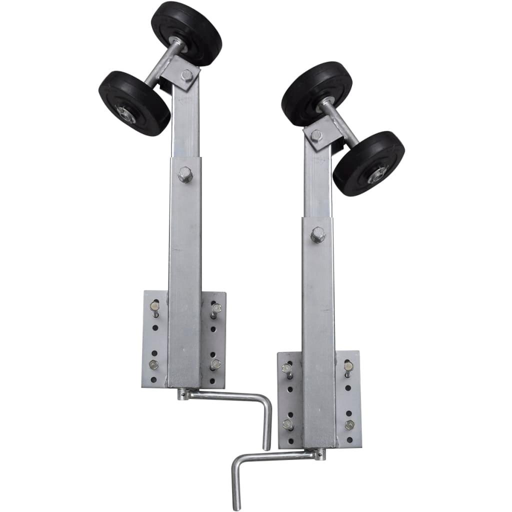 vidaXL Sidorullar för båttrailer 2 st 59 - 84 cm