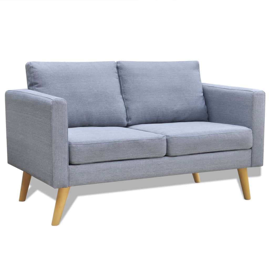 vidaXL Soffa 2-sits tyg