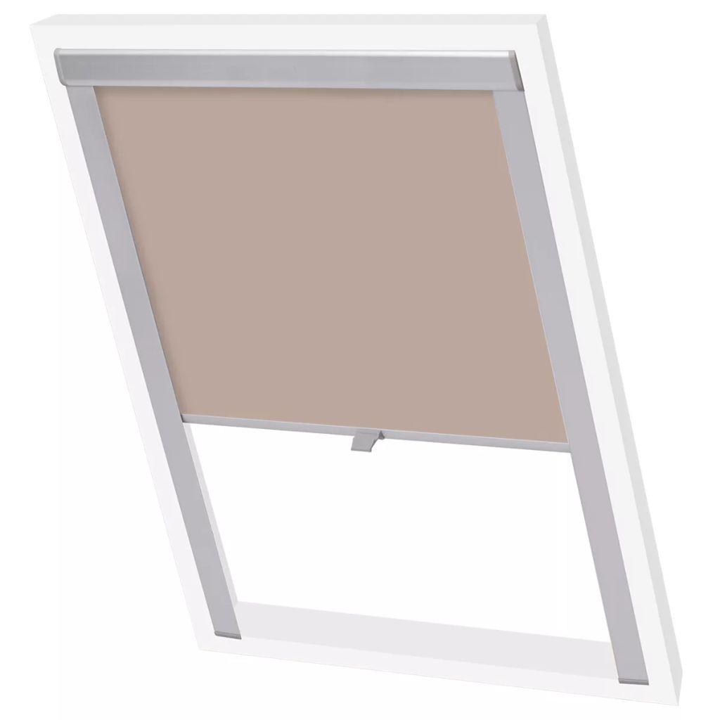 vidaXL Mörkläggande rullgardin beige P06/406