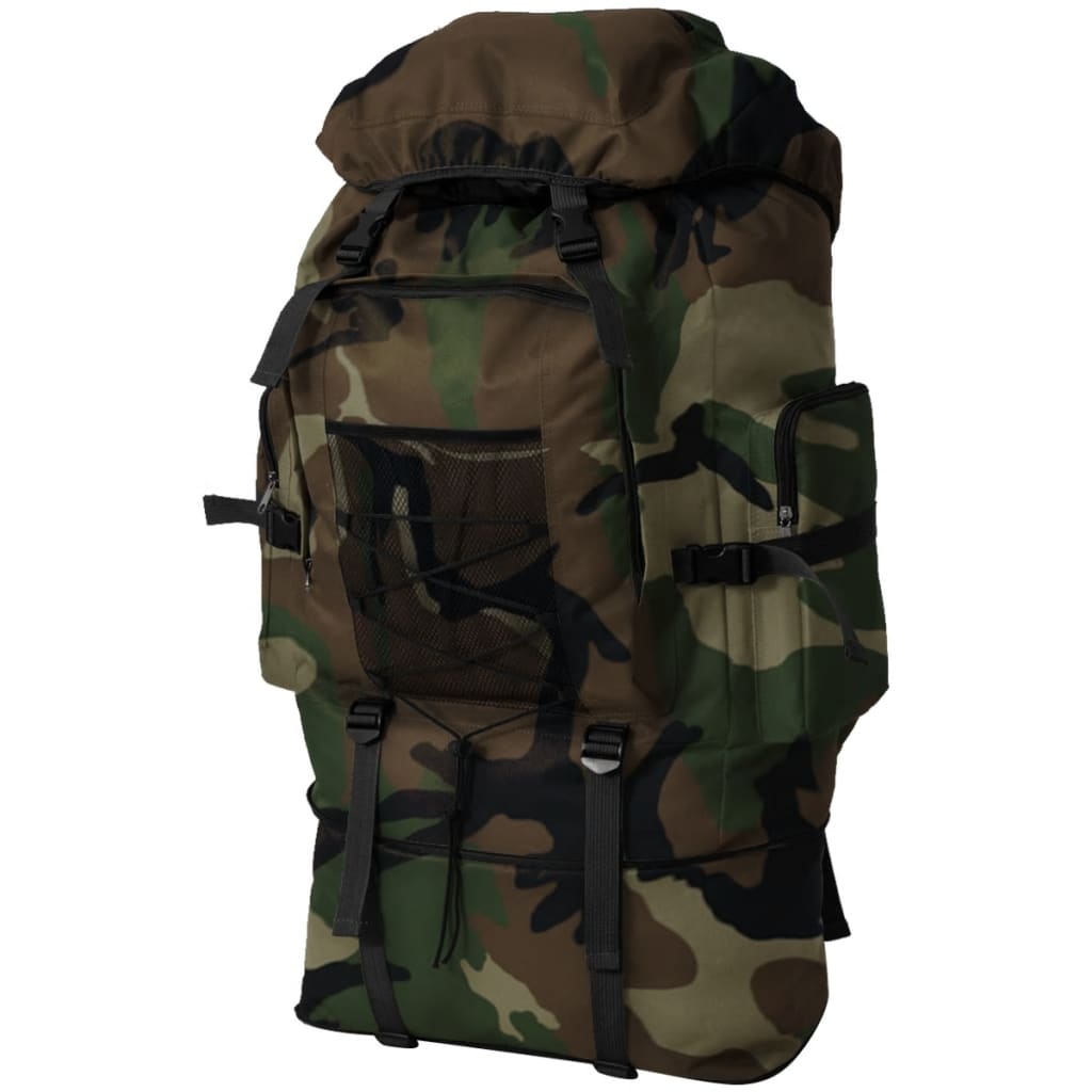 vidaXL Arméryggsäck XXL 100 L kamouflage