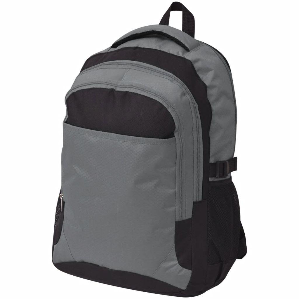 vidaXL Skolryggsäck 40 L svart och