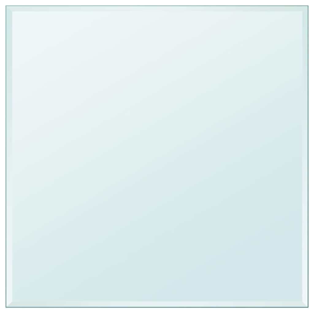 vidaXL Bordsskiva härdat glas 800x800 mm kvadratisk
